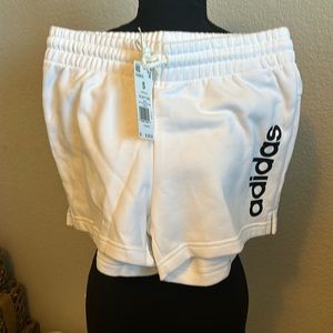 NWT Adidas white shorts